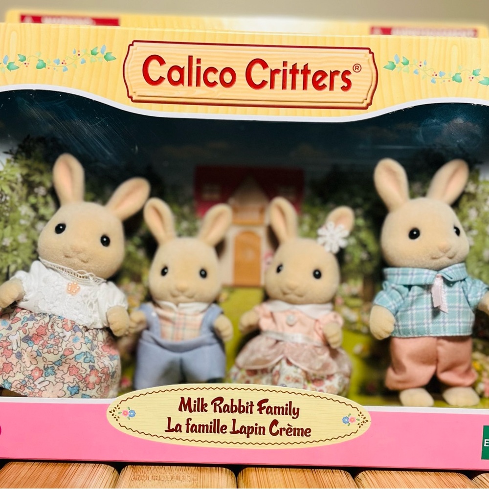 Calico Critters Milk Rabbit Family Set